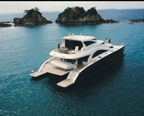 Luxury catamaran "Moondance"